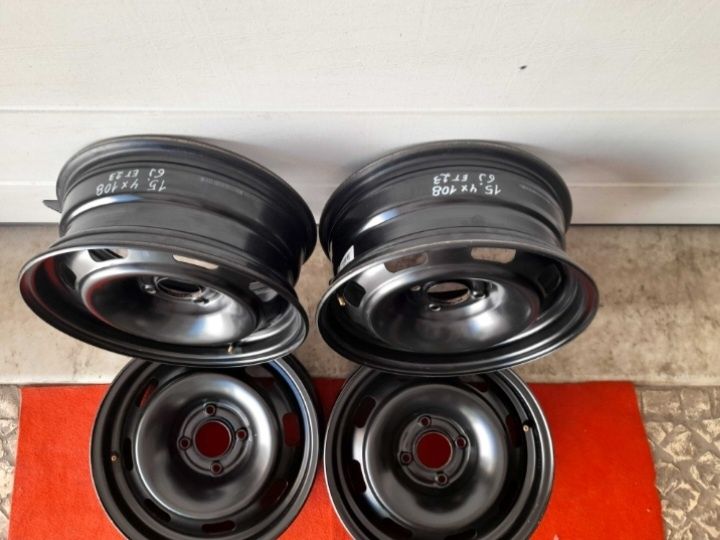 Jantes ferro 15 4x108 Peugeot 206 Partner  207  Citroën C3 C4 Berlingo