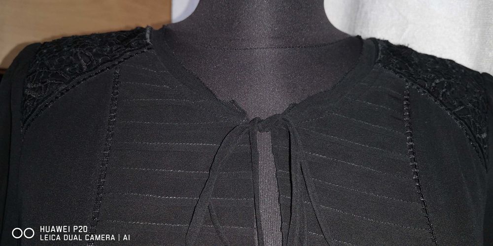 вечірня вишукана сукня MONSOON розмір L чорна шовк