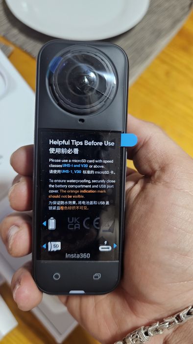 INSTA 360 X5 nova com extras.