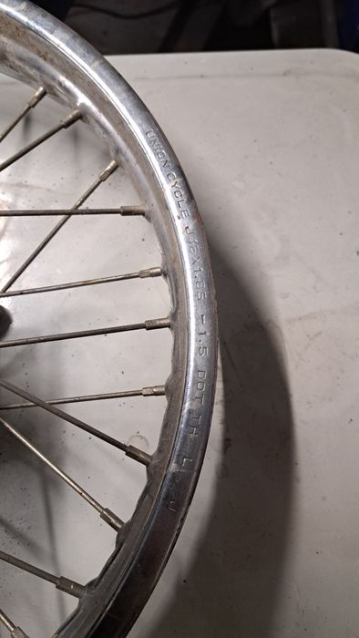 Felga koło Yamaha WR 125, DT 125 tył - idealna, prosciutka