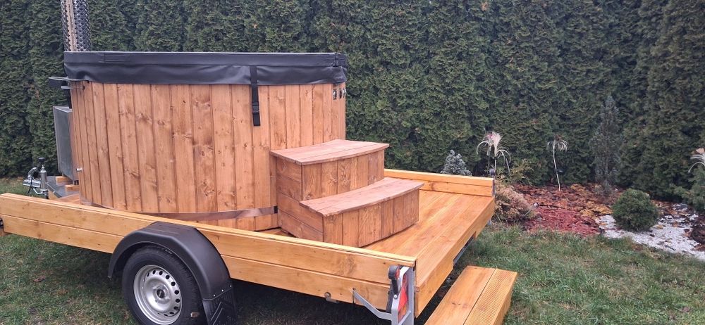 Wynajem mobilnej balii ogrodowej, jacuzzi, ruskiej bani wynajmę
