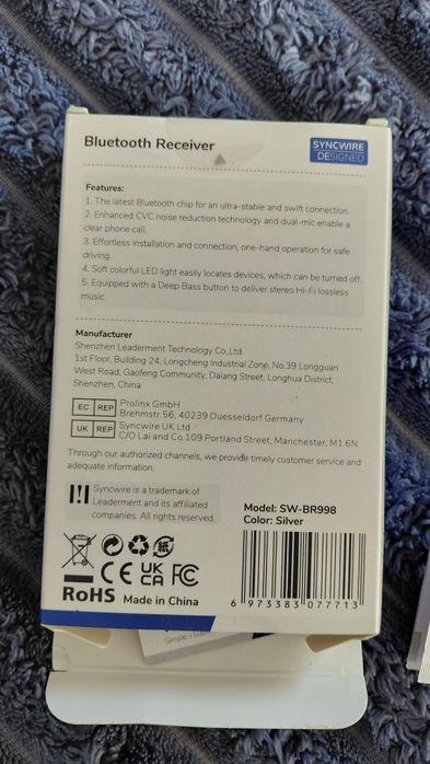 Odbiornik Bluetooth Syncwire
