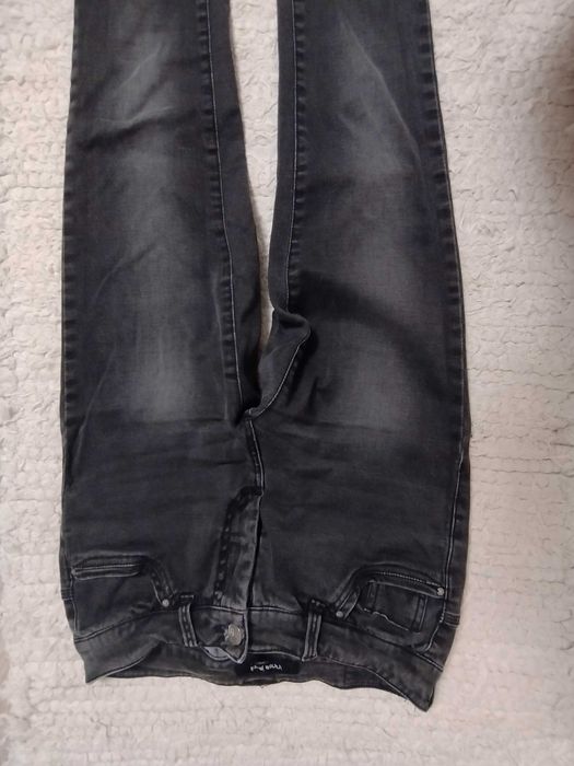 Spodnie jeans czarne rozmiar 38
