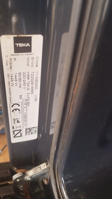Forno de encastrar a gás de Teka
