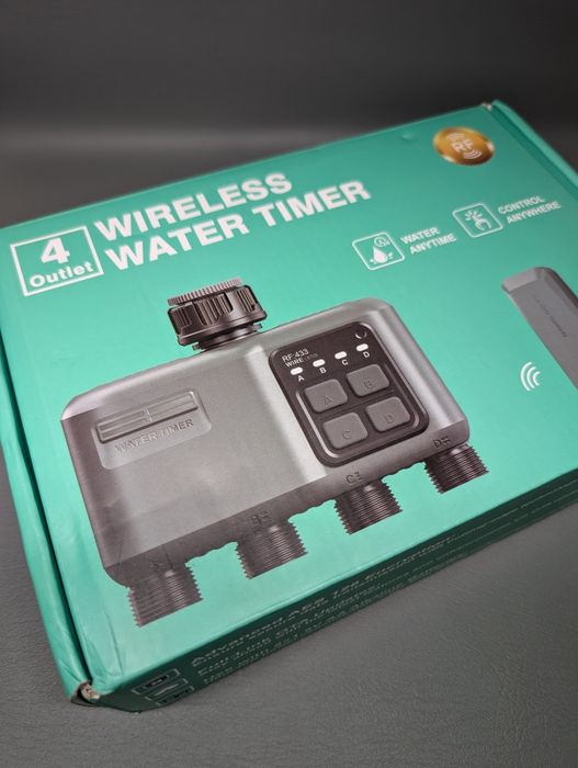 Розумний Wi-Fi / RF-433 Таймер автоматичного поливу на 4 зони (Tuya Smart)