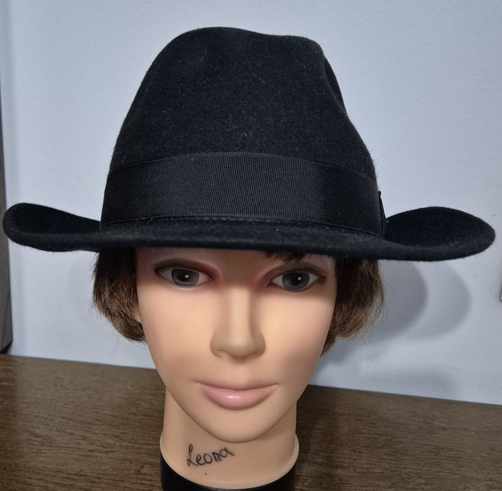 WEGENER roz. 57 ręcznie wykonany kapelusz wełniany nowy