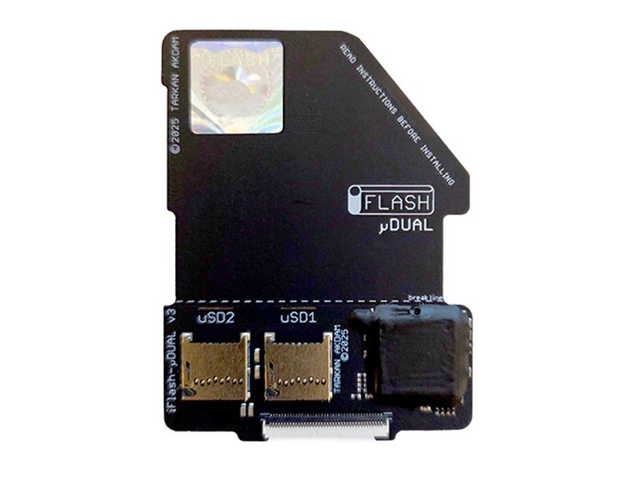 Адаптер MicroSD iFlash uDUAL 2025 для iPod Classic 3/4/5/5.5/6/7/7.5