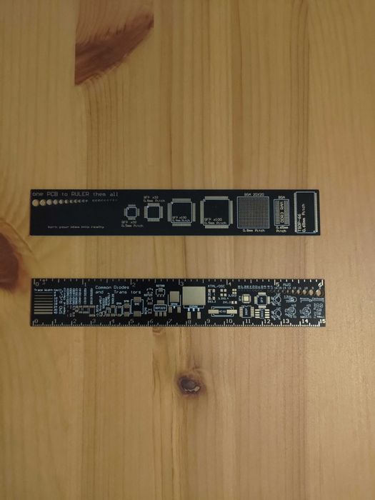 Linijka dla elektronika PCB 15cm dla elektronika - idealna na prezent!