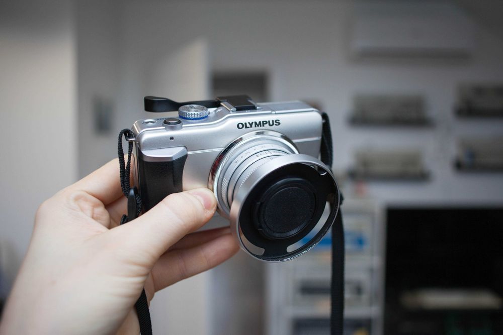 Zestaw Aparat Olympus PEN E-PL1 3025zdj Risespray 25mm F1.8 Akcesoria!