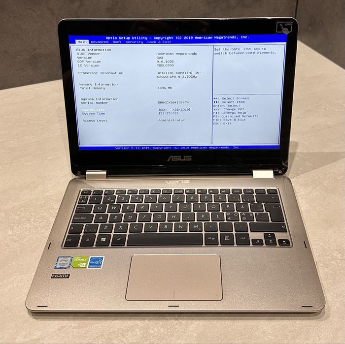 Ноутбук Asus TP301U 13" на відновлення ! N3383