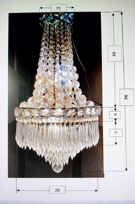 Lustre de Saco - Médio