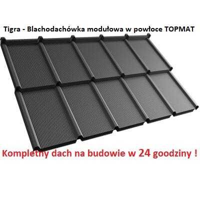 Blachodachówka Tigra BLACHYPRUSZYŃSKI Topmat 35 lat gw/ 1 gatunek !