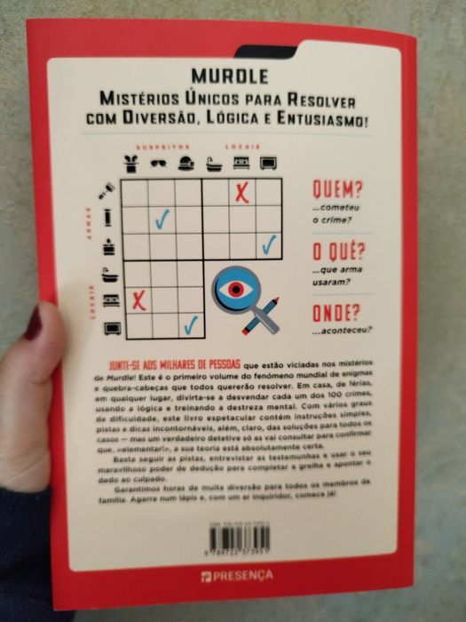 Livro #1 Murdle - 100 mistérios para resolver