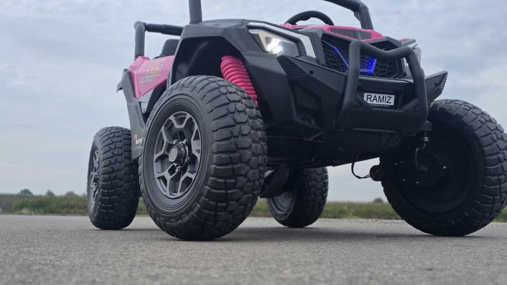 BUGGY SXS auto na akumulator XXL dwuosobowe różowe dla dziewczynki