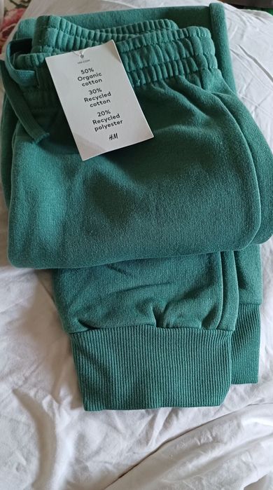 Calças algodão h&m