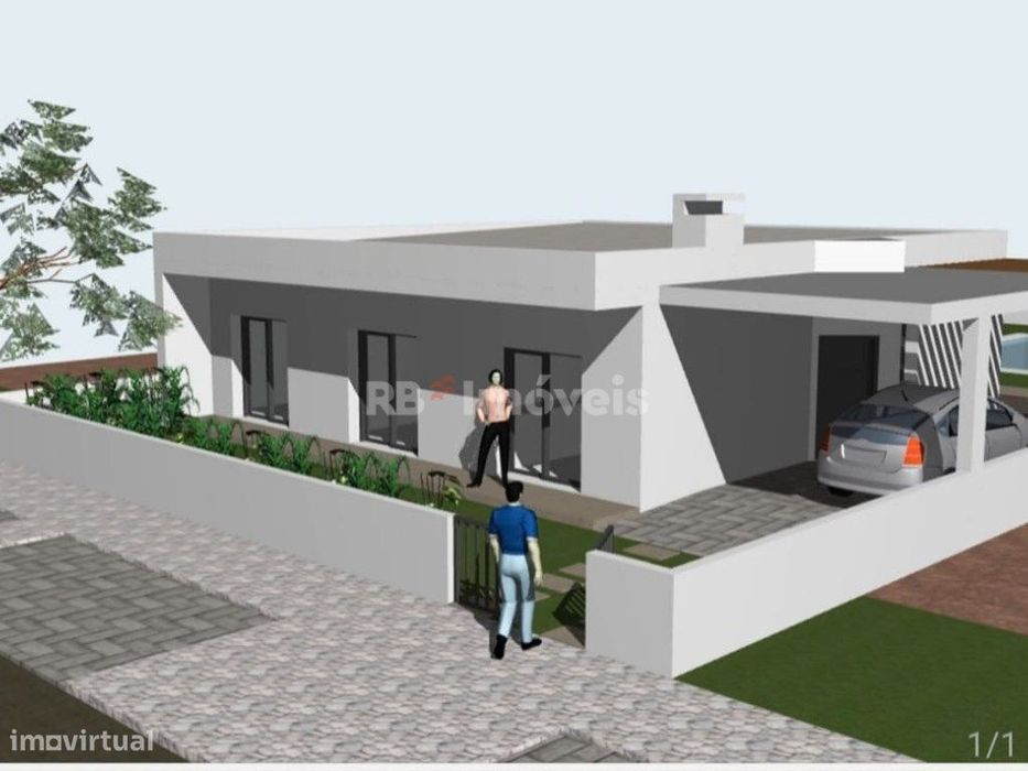 Moradia T3 Térrea em projeto, em Torres Novas