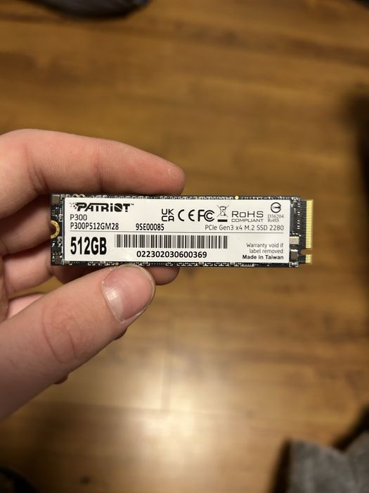 Ссд м2 Patriot p300 512