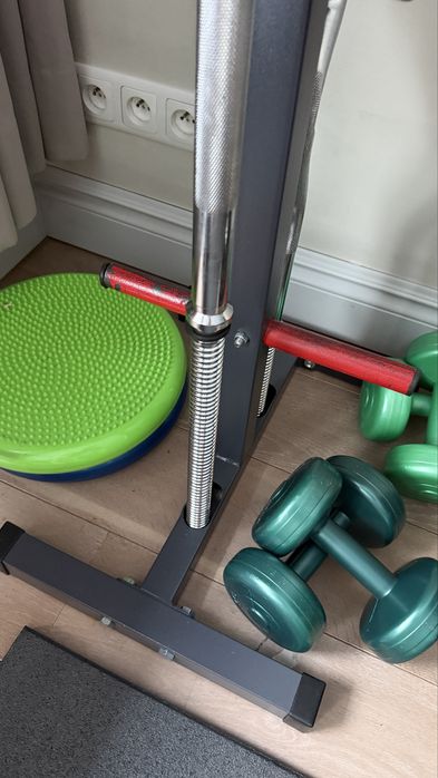 Gryf prosty Spokey Arteus 213 cm plus oslona na barki