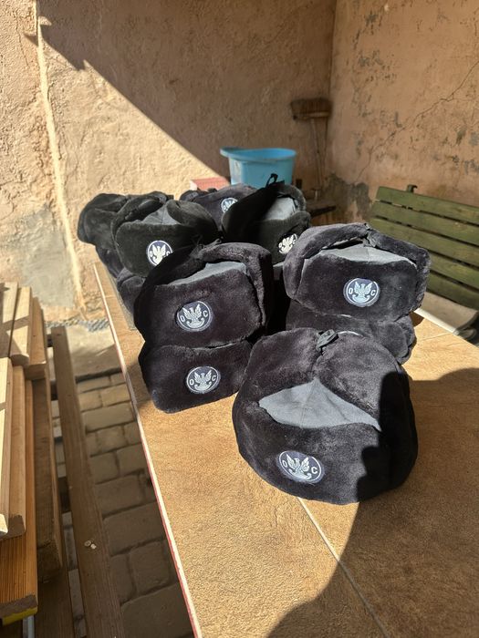 Czapka zimowa , uszanka , obrona cywilna