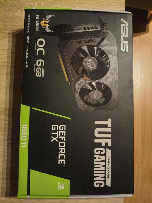 Karta graficzna ASUS TUF GTX 1660Ti 6GB EVO HDMI DP DVI
