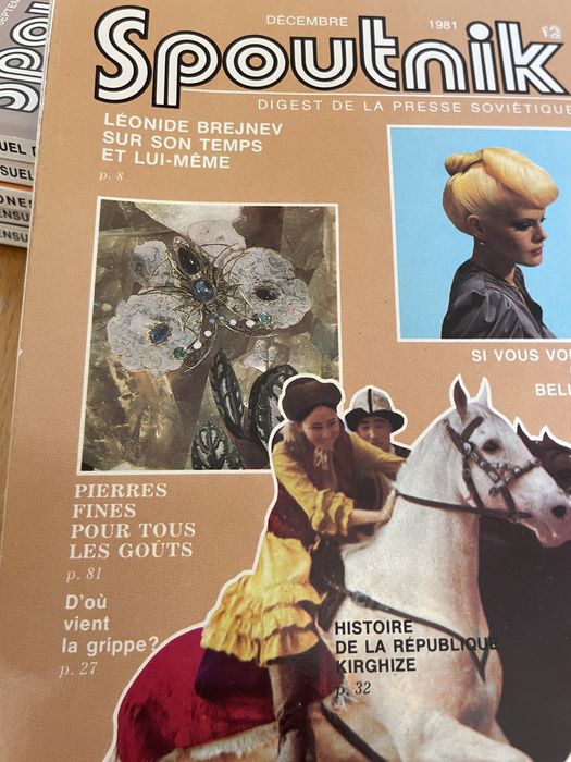 Revistas antiga URSS Spoutnik