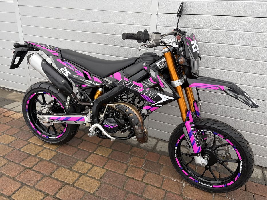 Rieju MRT 50 PRO 2023r Supermoto PINK rieju mrt 50 Trophy am6 cross