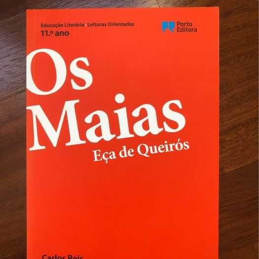 Livros de apoio de Português - Os Maias de Eça de Queirós - 11° ano