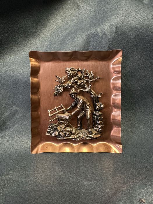 Maly metalowy obrazek