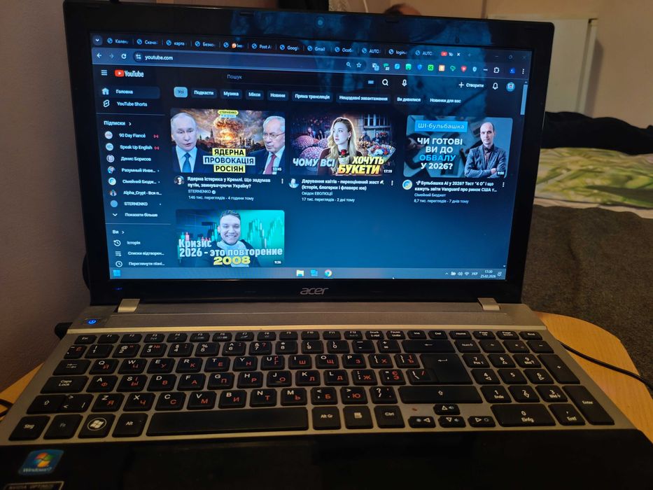 Acer Aspire V3-571G, ОЗУ 16, 480 GB SSD, 1TB HDD, Core i7