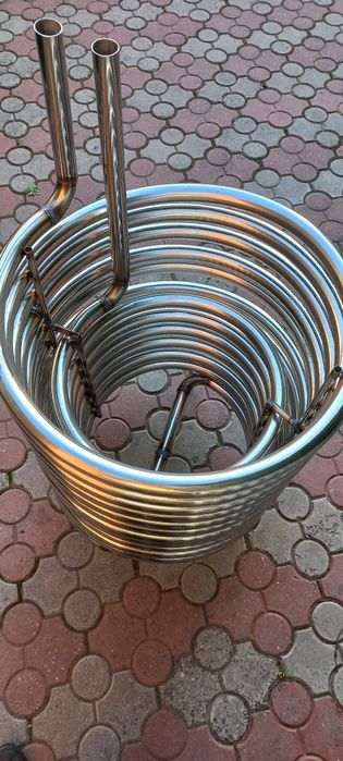 Теплообменник змеевик для басейнов  для котлов