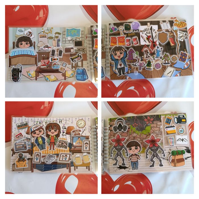 Дивні дива Stranger things альбом на липучках