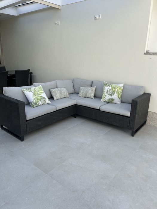 Conjunto de sofas jardim