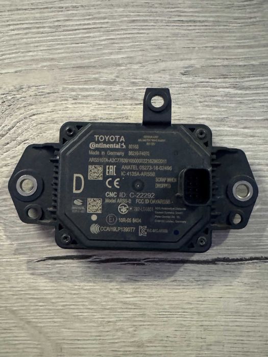 AR CSR CHR40枚 Toyota C-HR CHR RADAR TEMPOMATU Sensor distronic 88210-F4011