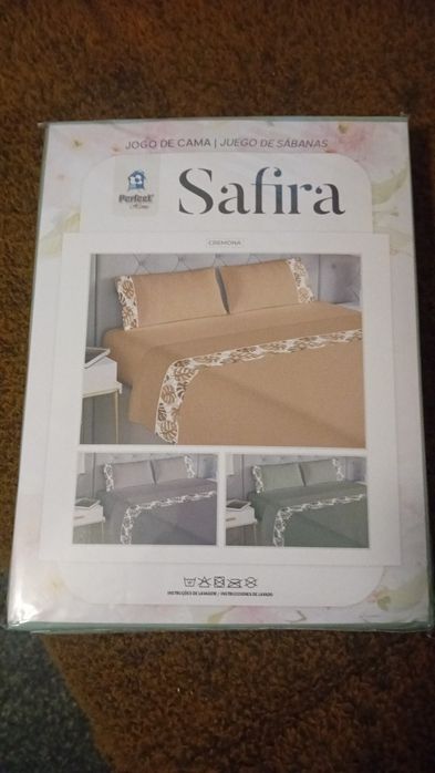 Jogo de lençóis de cama casal