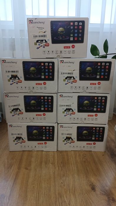 Андроїд магнітола 9дюйм 2din+камера, Android auto, Carplay 2/32  4/64 Gb