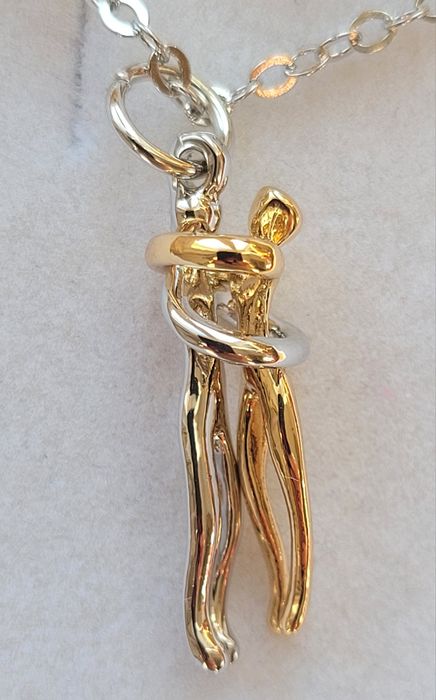 Naszyjnik,,Para w objęciach,,