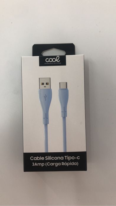 Cabos Tipo-C em silicone COOL