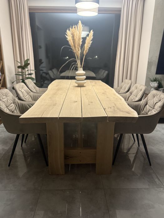 Stół dębowy handmade, możliwość realizacji indywidualnego zamówienia