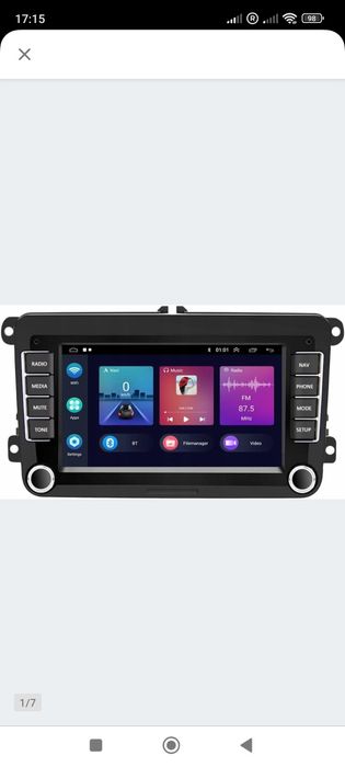 Radio Nawigacja Android camecho sh1am33cam VW Golf