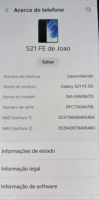 Samsung galaxy S21 FE 5G