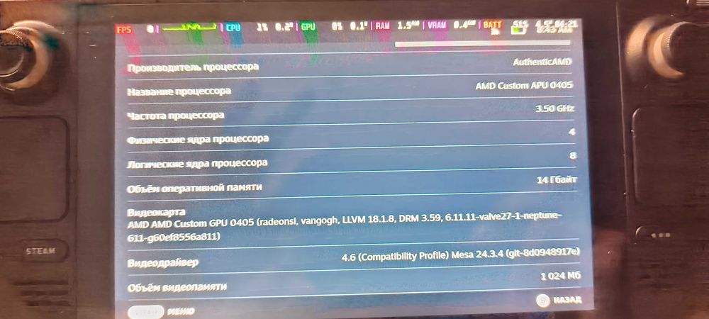 Ігрова консоль Valve STEAM DECK