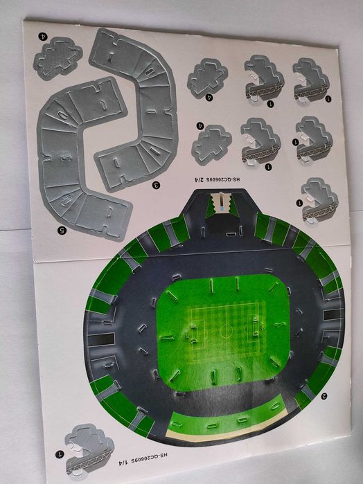 Stadion Juventusu Allianz Stadium puzzle 3D Juventus Turyn prezent