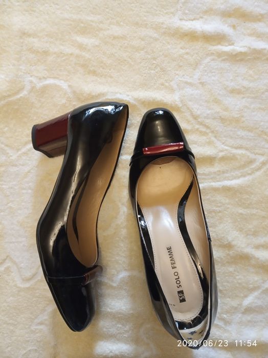 Туфли лак кожа Solo Femme