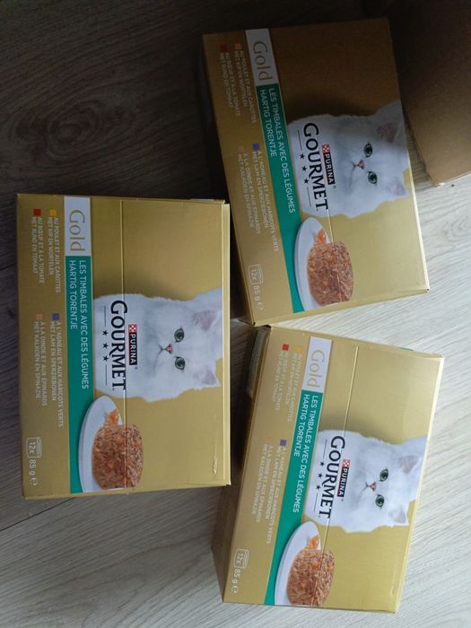 Mokra karma Gourmet dla kota , zestaw