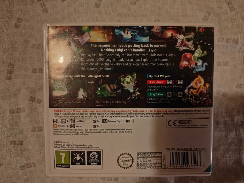 Luigi's Mansion 2: Dark Moon. NIntendo 3DS
