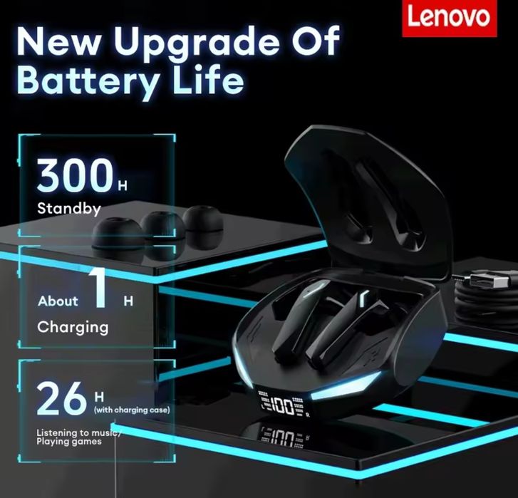 Fones Earbuds Bluetooth 5.4 Gaming Lenovo