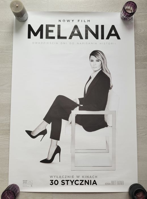 Plakat kinowy z filmu Melania