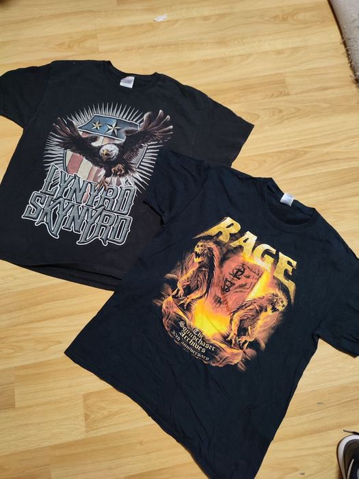 Футболки Impericon, Rage, Kiss, Rolling Stones, Lynyrd Skynyrd, i ін