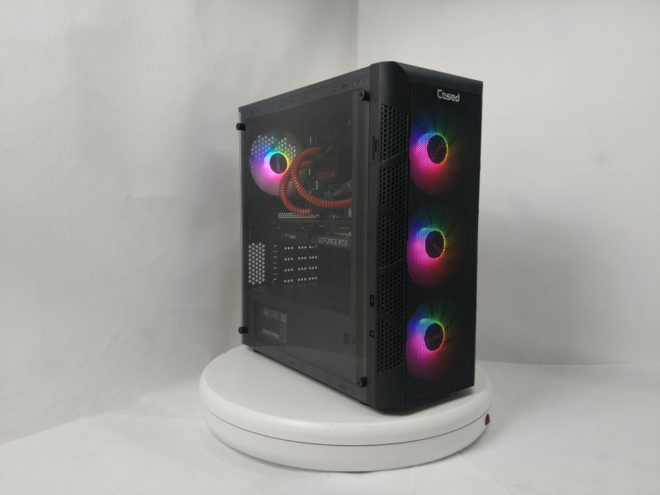 Komputer Gamingowy Ryzen 7 7800X3D,RX 9070 XT,16GB,SSD,Woda,Win 11