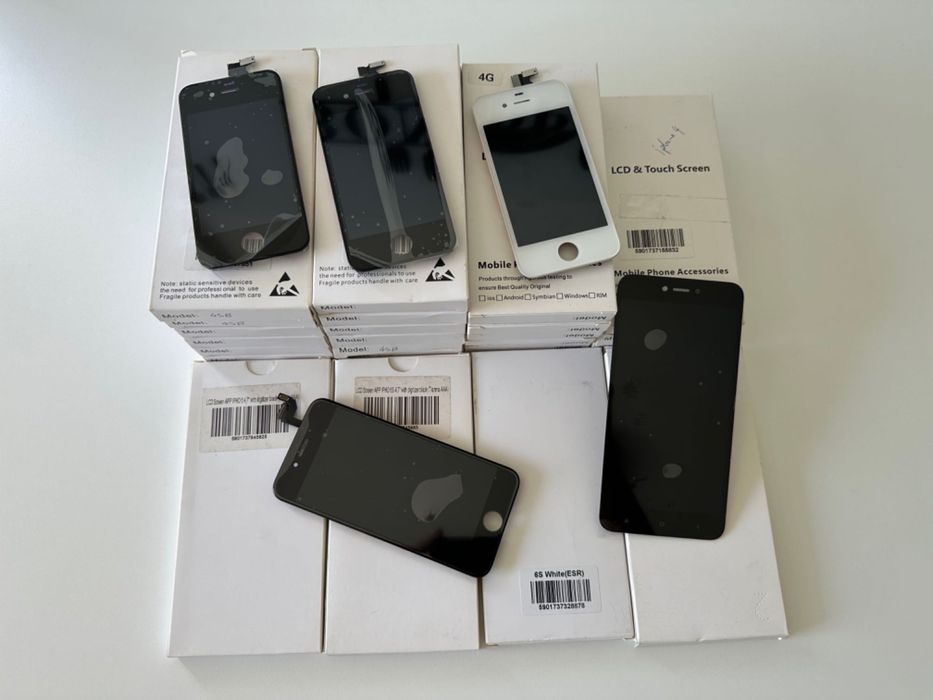 Lote 24x Display Ecrã Apple iPhone 4 4S 6 6S 4.7 Xiaomi Redmi Novos